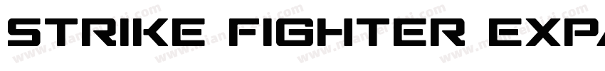 Strike Fighter Expanded Italic字体转换